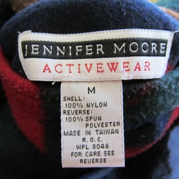 Jennifer Moore Fleece Windbreaker Reversible Jacke - Picture 8 of 8